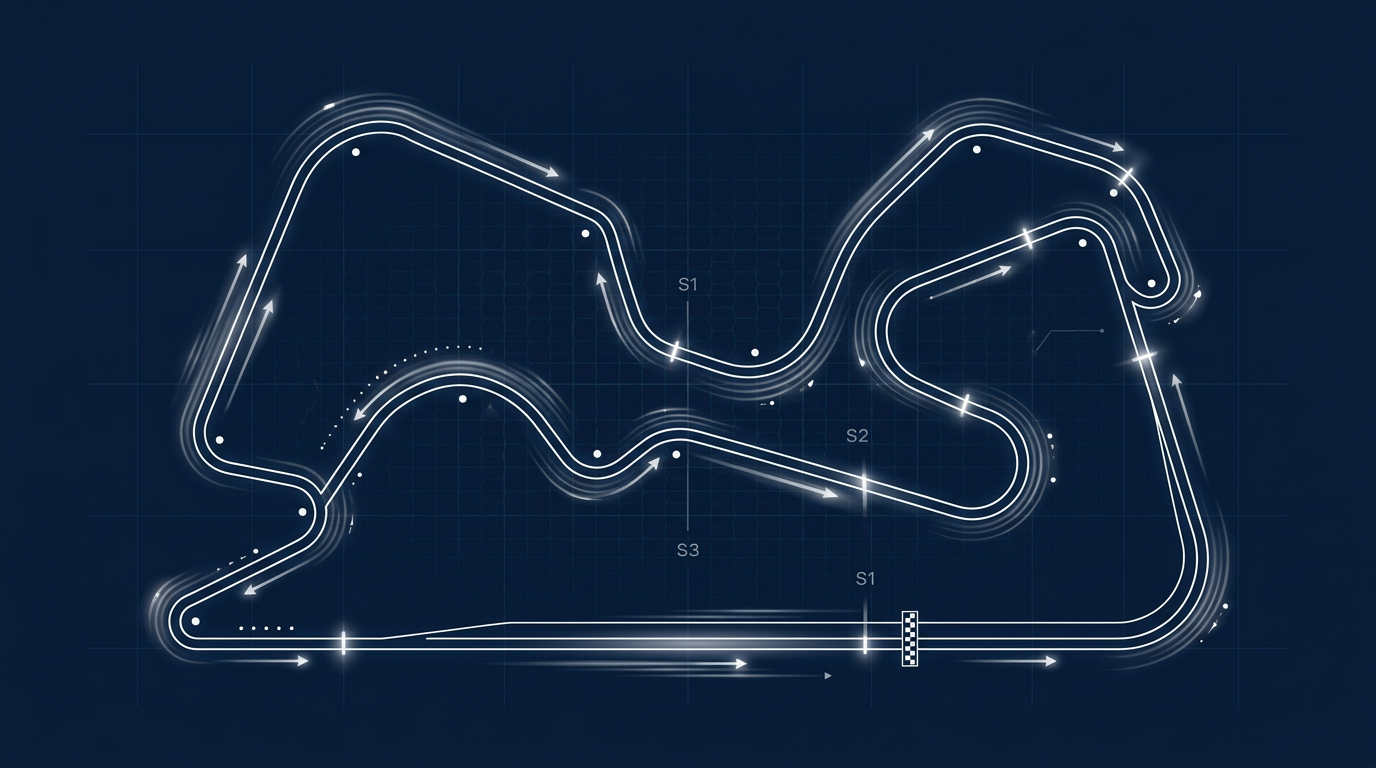 Formula 1 circuit layout